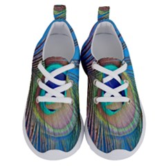 Nature Bird Wing Texture Animal Male Wildlife Decoration Pattern Line Green Color Blue Colorful Running Shoes by Vaneshart