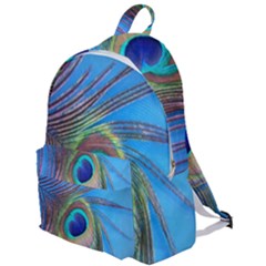 Nature Bird Wing Texture Animal Male Wildlife Decoration Pattern Line Green Color Blue Colorful The Plain Backpack by Vaneshart