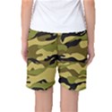 Fabric Army Camo Pattern Women s Basketball Shorts View2