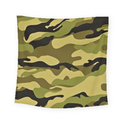 Fabric Army Camo Pattern Square Tapestry (small) by Vaneshart