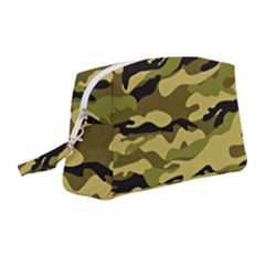 Fabric Army Camo Pattern Wristlet Pouch Bag (medium)