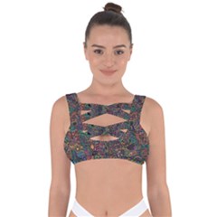 Awesome Abstract Pattern Bandaged Up Bikini Top