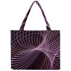 Light Sunlight Spiral Flower Line Color Electricity Circle Lightpaint Symmetry Shape  Macro   Mini Tote Bag by Vaneshart