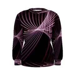 Light Sunlight Spiral Flower Line Color Electricity Circle Lightpaint Symmetry Shape  Macro   Women s Sweatshirt by Vaneshart