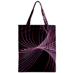 Light Sunlight Spiral Flower Line Color Electricity Circle Lightpaint Symmetry Shape  Macro   Zipper Classic Tote Bag by Vaneshart