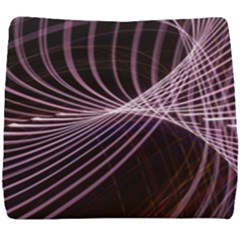 Light Sunlight Spiral Flower Line Color Electricity Circle Lightpaint Symmetry Shape  Macro   Seat Cushion by Vaneshart