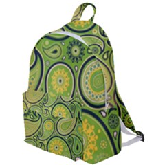 Texture Leaf Pattern Line Green Color Colorful Yellow Circle Ornament Font Art Illustration Design  The Plain Backpack