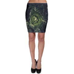 Plant Leaf Flower Green Produce Vegetable Botany Flora Cabbage Macro Photography Flowering Plant Bodycon Skirt by Vaneshart