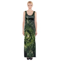 Plant Leaf Flower Green Produce Vegetable Botany Flora Cabbage Macro Photography Flowering Plant Thigh Split Maxi Dress