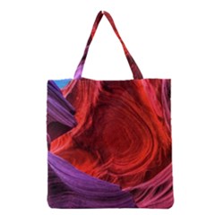 Flower Purple Petal Red Color Pink Hdr Magenta Lowerantelopecanyon Antelopecanyon Macro Photography Grocery Tote Bag by Vaneshart