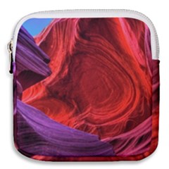 Flower Purple Petal Red Color Pink Hdr Magenta Lowerantelopecanyon Antelopecanyon Macro Photography Mini Square Pouch by Vaneshart