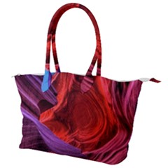 Flower Purple Petal Red Color Pink Hdr Magenta Lowerantelopecanyon Antelopecanyon Macro Photography Canvas Shoulder Bag by Vaneshart