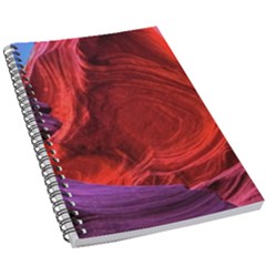 Flower Purple Petal Red Color Pink Hdr Magenta Lowerantelopecanyon Antelopecanyon Macro Photography 5 5  X 8 5  Notebook by Vaneshart