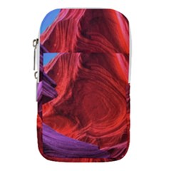 Flower Purple Petal Red Color Pink Hdr Magenta Lowerantelopecanyon Antelopecanyon Macro Photography Waist Pouch (small) by Vaneshart