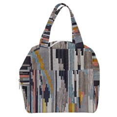 Abstract Pattern Boxy Hand Bag