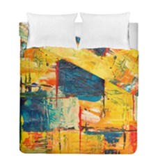 Abstract Painting Acrylic Paint Art Artistic Background Duvet Cover Double Side (full/ Double Size) by Vaneshart