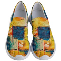 Abstract Painting Acrylic Paint Art Artistic Background Women s Lightweight Slip Ons by Vaneshart