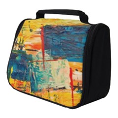 Abstract Painting Acrylic Paint Art Artistic Background Full Print Travel Pouch (small) by Vaneshart