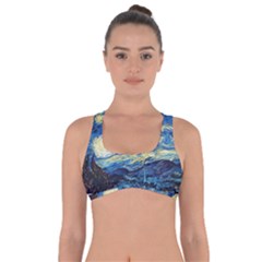 Starry Night Got No Strings Sports Bra by Vaneshart