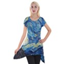 Starry Night Short Sleeve Side Drop Tunic View1