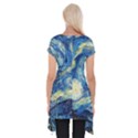 Starry Night Short Sleeve Side Drop Tunic View2