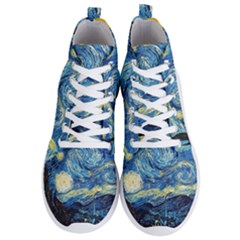 Starry Night Men s Lightweight High Top Sneakers