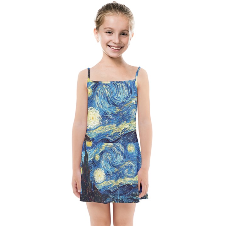 Starry Night Kids  Summer Sun Dress