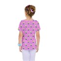 Rainbow birthday cake pattern2 Kids  One Piece Tee View2