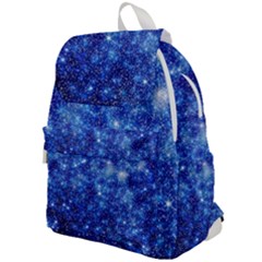 Blurred Star Snow Christmas Spark Top Flap Backpack