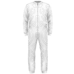 Circle Vector Background Abstract Onepiece Jumpsuit (men) 