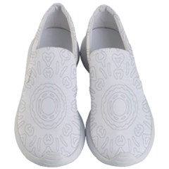 Circle Vector Background Abstract Women s Lightweight Slip Ons by Bajindul