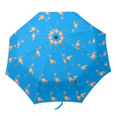 Flamenco Birds Exotic Nice Pink Folding Umbrellas by Mariart