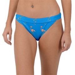 Flamenco Birds Exotic Nice Pink Band Bikini Bottom