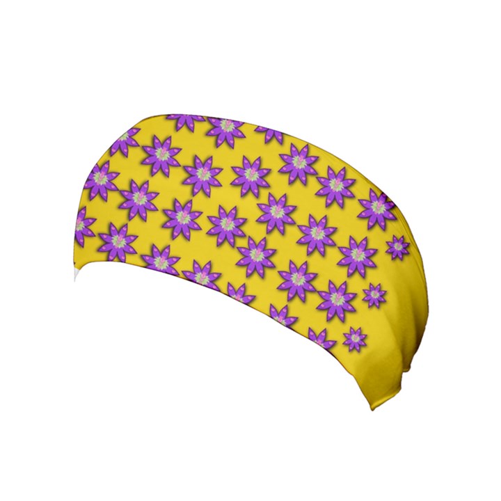 Lotus Bloom Always Live For Living In Peace Yoga Headband