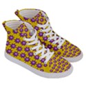 Lotus Bloom Always Live For Living In Peace Men s Hi-Top Skate Sneakers View3