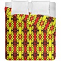 RED BLACK YELLOW-9 Duvet Cover Double Side (California King Size) View1