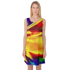 Color Concept Colors Colorful Sleeveless Satin Nightdress by Wegoenart