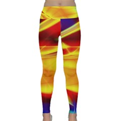 Color Concept Colors Colorful Lightweight Velour Classic Yoga Leggings by Wegoenart