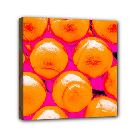 Pop Art Tennis Balls Mini Canvas 6  X 6  (stretched) by essentialimage