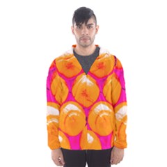 Pop Art Tennis Balls Men s Hooded Windbreaker by essentialimage