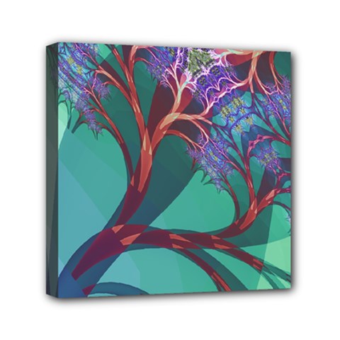 Art Fractal Artwork Creative Mini Canvas 6  X 6  (stretched) by Wegoenart