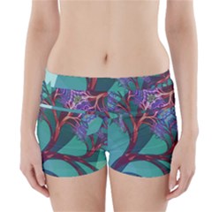 Art Fractal Artwork Creative Boyleg Bikini Wrap Bottoms by Wegoenart