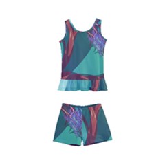 Art Fractal Artwork Creative Kids  Boyleg Swimsuit