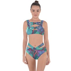 Art Fractal Artwork Creative Bandaged Up Bikini Set  by Wegoenart