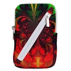 Digital Arts Fractals Futuristic Belt Pouch Bag (large) by Wegoenart