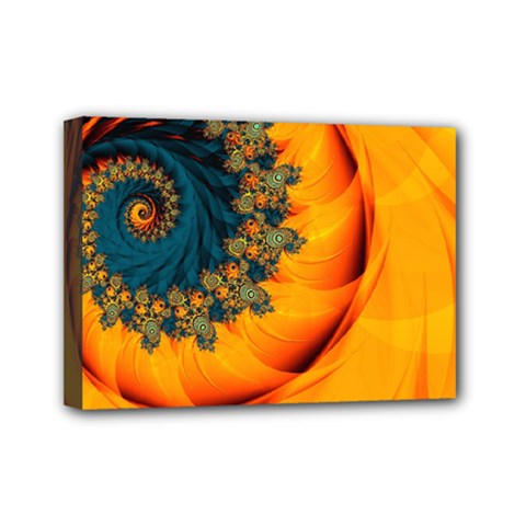 Art Artwork Fractal Digital Art Mini Canvas 7  X 5  (stretched) by Wegoenart