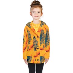 Art Artwork Fractal Digital Art Kids  Double Breasted Button Coat by Wegoenart