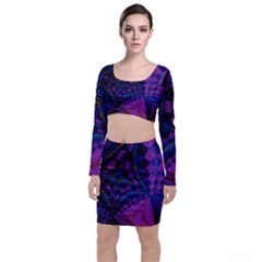 Background Silky Geometric Fractal Top And Skirt Sets by Wegoenart