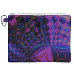 Background Silky Geometric Fractal Canvas Cosmetic Bag (xxl) by Wegoenart