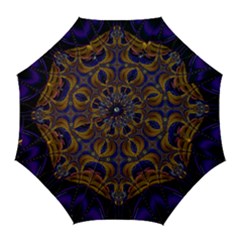 Abstract Art Artwork Fractal Golf Umbrellas by Wegoenart